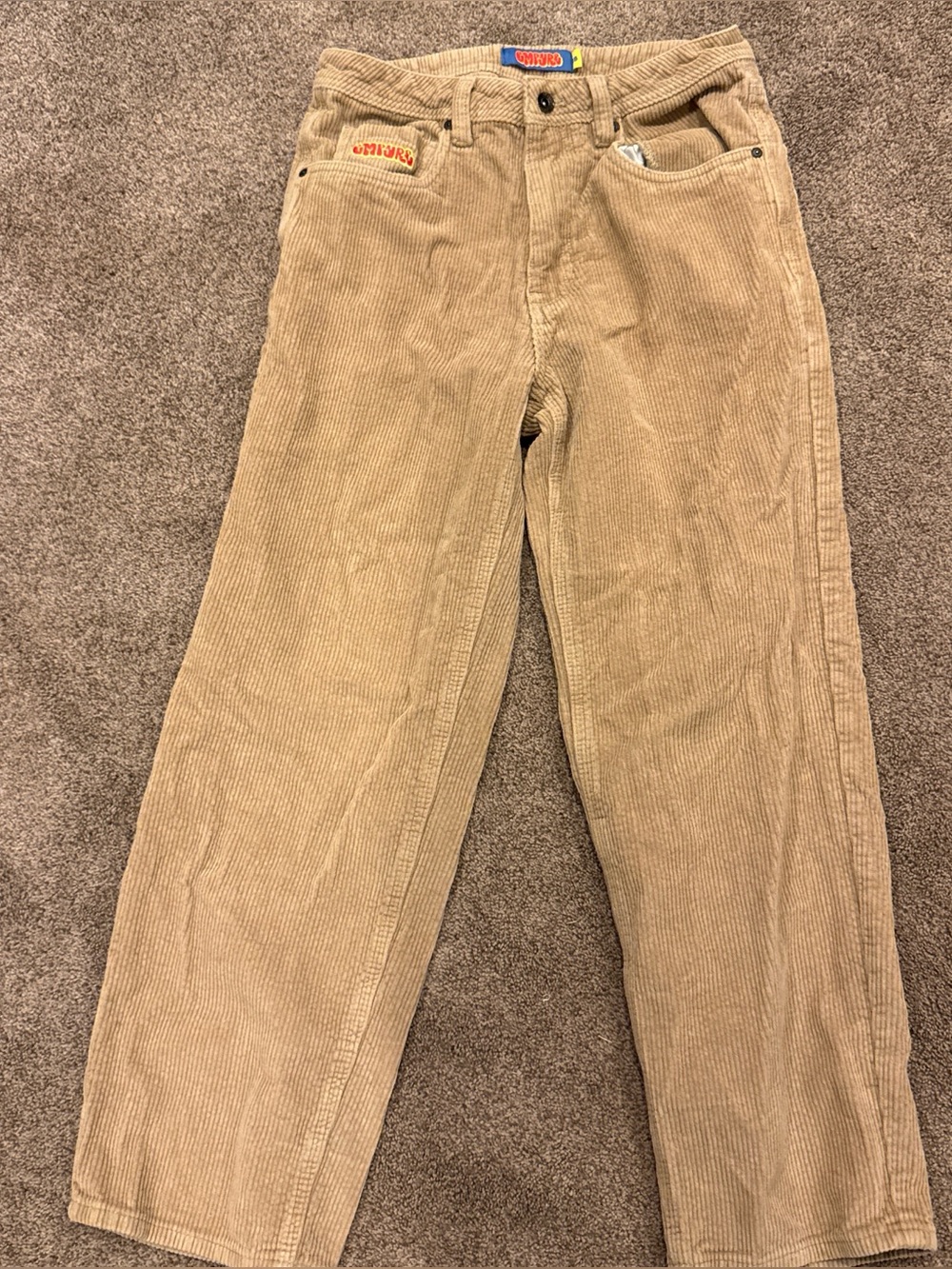 Empyre Men's Corduroy Pants in Tan Beige